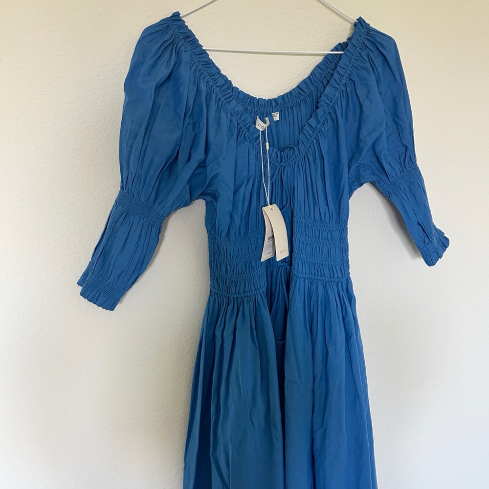 NWT Doen Ischia Dress Corfu Blue - Picture 7 of 12